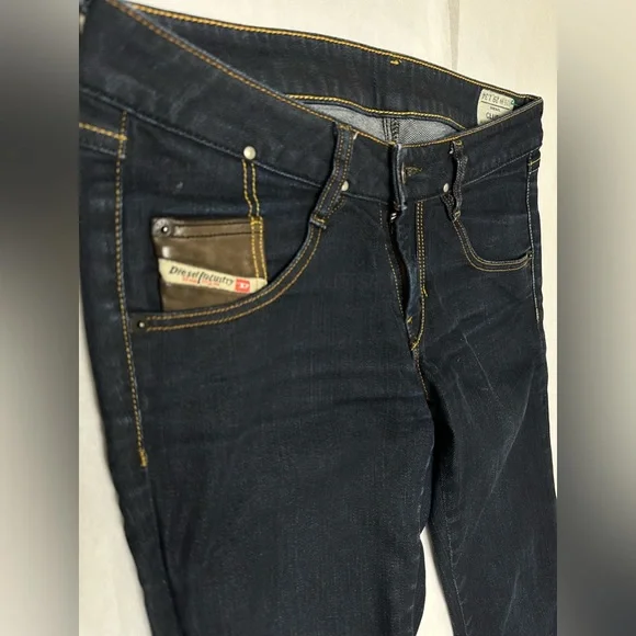Diesel Industries Clush Stretch Blue Straight Denim Jeans 🎀